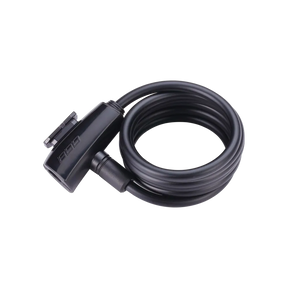 BBB BBL-61 QuickSafe Cable Lock - 1500mm x 8mm Heavy-Duty Steel Bike Lock in Black