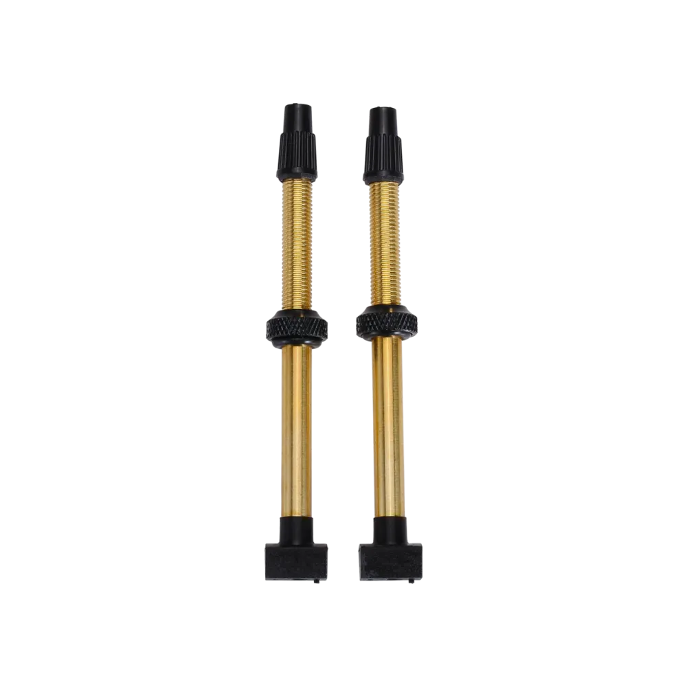 BBB BTI-159 Tubeless Valves 60mm Brass - Removable Core, Secure Seal