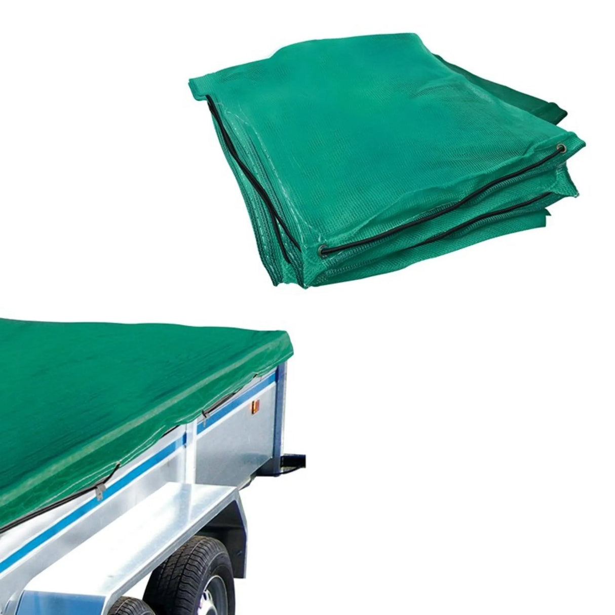 Benson Trailer Net - Cover Net with Elastic Cord - Fine Mesh - 3.00 x 1.60 meters