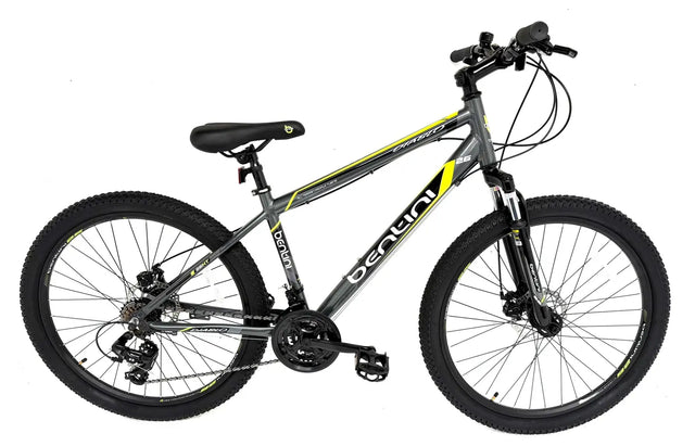 Bentini Diablo 26" Mountain Bike - 14" Alloy Frame, Shimano 21 Speed, Disc Brakes
