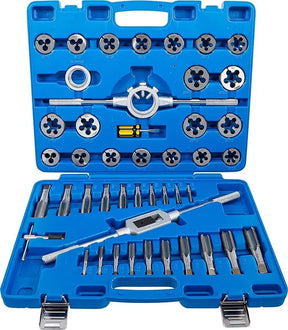 Tap and Die Set, M6 - M24, 45 pcs | GCr15 Steel, Internal & External Threads
