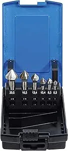 Countersink Set, HSS, DIN 335 Form C, 6 pcs 