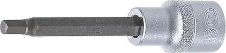 Bit Socket, 100 mm Length, 12.5 mm (1/2") Drive, Internal Hexagon 6 mm