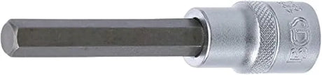 Bit Socket, 100 mm Length, 12.5 mm (1/2") Drive, Internal Hexagon 10 mm