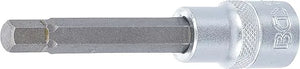 BGS 4268 Bit Socket, 100 mm Length, 12.5 mm (1/2") Drive, Internal Hexagon 9 mm