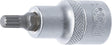 BGS 4355 Bit Socket, 53mm Length, 1/2" Drive, Spline (XZN) M7 | Chrome Vanadium Steel