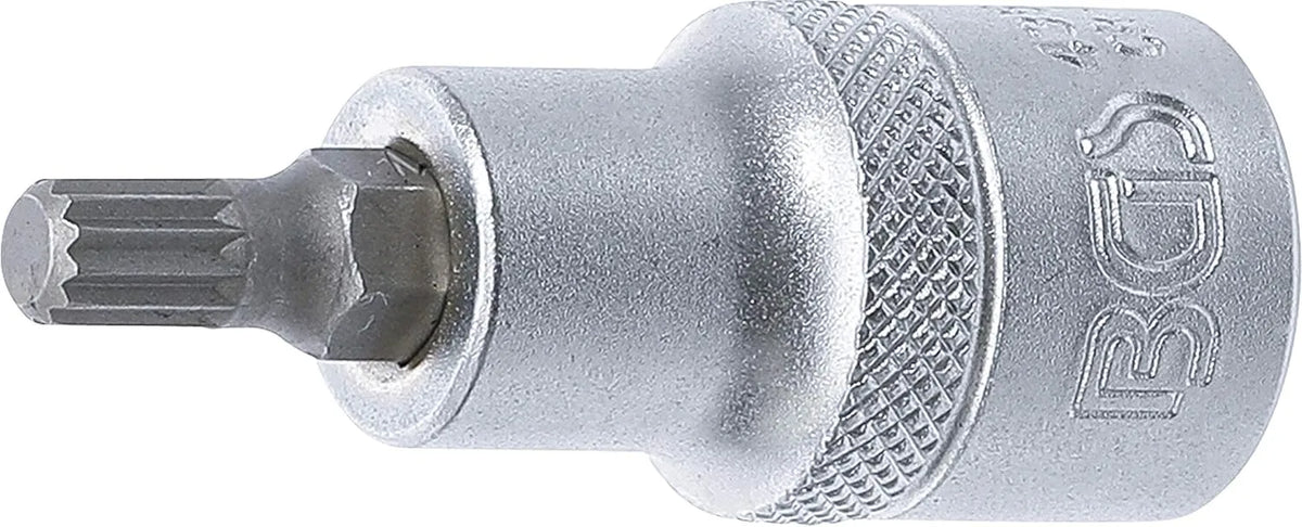 BGS 4355 Bit Socket, 53mm Length, 1/2" Drive, Spline (XZN) M7 | Chrome Vanadium Steel