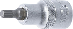 BGS 4355 Bit Socket, 53mm Length, 1/2" Drive, Spline (XZN) M7 | Chrome Vanadium Steel
