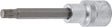 BGS 4361 Bit Socket, 100mm Length, 1/2" Drive, Spline (XZN) M8 | Chrome Vanadium Steel
