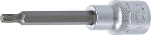 Bit Socket, 100 mm Length, 12.5 mm (1/2") Drive, T-Star (Torx) T30