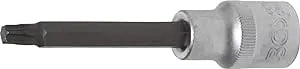 Bit Socket, 100 mm Length, 12.5 mm (1/2") Drive, T-Star (Torx) T40