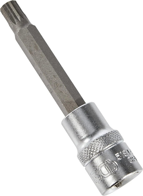BGS 5184-M9 Bit Socket, 100mm Length, 1/2" Drive, Spline (XZN) M9 | Chrome Vanadium Steel