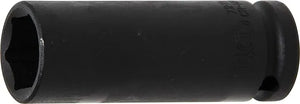 Impact Socket Hexagon, Deep, 12.5 mm (1/2") Drive, 19 mm