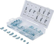 Grease Nipple Assortment - 110 pcs. | Straight, 45° & 90° Angles | Carbon Steel (A3) Galvanized