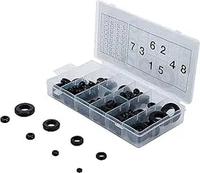 Rubber Grommet Assortment - Metric, 180 Pieces