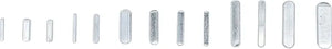 Feather Key Assortment - 60 pcs. Carbon Steel (C45) for Hubs on Shafts