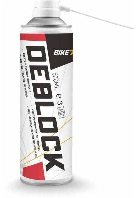 Bike7 DeBlock 500ml | Rust-Dissolving Penetrating Oil for Stubborn Bike Maintenance