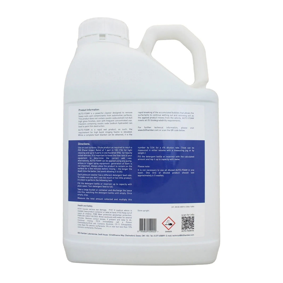 Reflect Bilt Hamber Auto Foam 5L Pre Wash Snow Foam