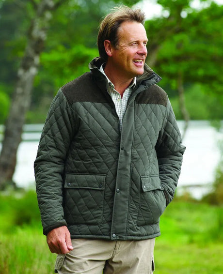 Champion Lewis Diamond Quilted Men's Jacket | Stylish and Durable Padded Country Coat