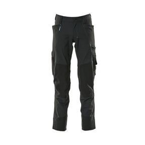 Mascot Advanced Stretch Trousers with Kneepad Pockets Black