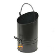 Blacksod Eclipse Coal Hod 16" Black - Functional, Durable Coal Bucket with 16" Front Lip