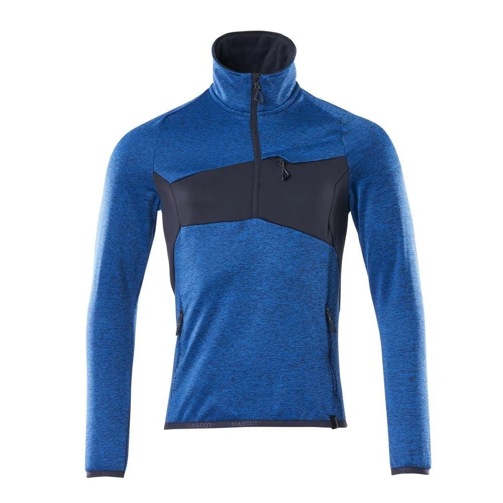 Mascot Accelerate Fleece Jumper Half Zip Blue/Navy