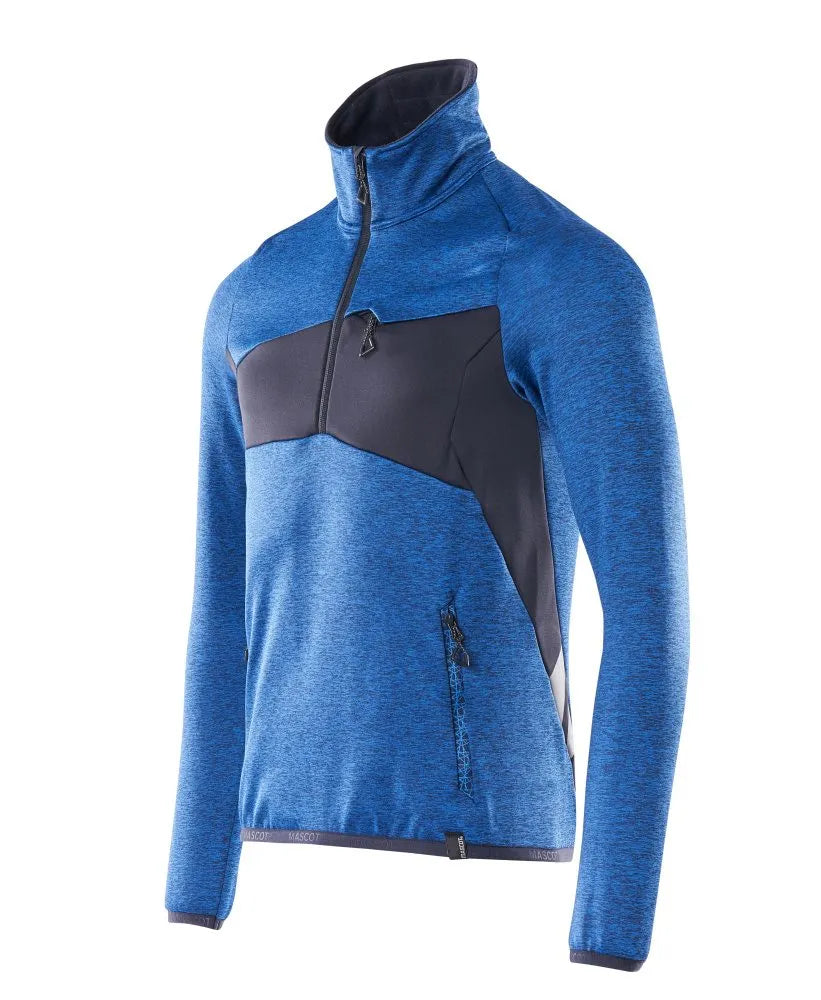 Mascot Accelerate Fleece Jumper Half Zip Blue/Navy