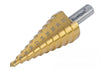 BlueSpot Step Drill 4-22mm - HSS Titanium Coated Precision Drill Bit