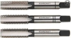 Bohrcraft Hand Tap Set P2177 - Metric M14 × 2 mm (Starter, Second & Plug Tap)