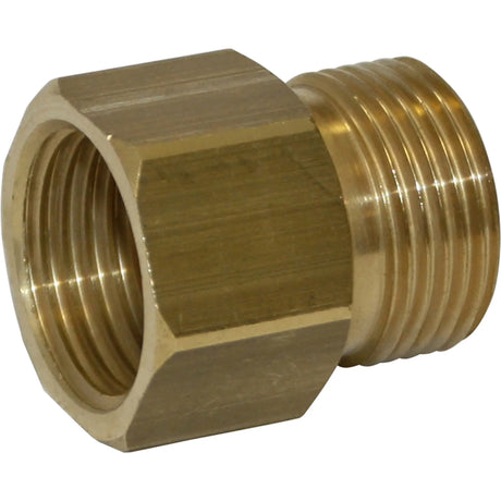 Brass Adaptor 22m Male X 1/2" BSP Fixed Female