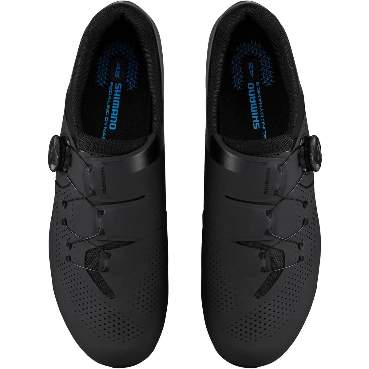 Shimano RC3 (RC302) Road Cycling Shoes | Black | BOA Closure | Size 46