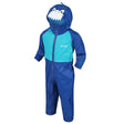Regatta Kids' Charco Breathable Waterproof Puddle Suit Nautical Blue 