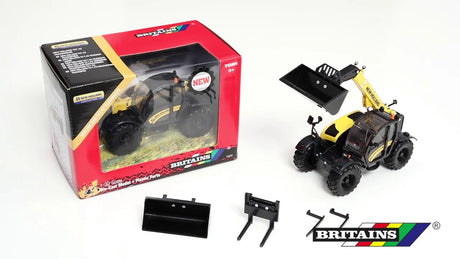 Britains 43395 New Holland TH7.42 Telehandler 1:32 - Die-Cast Model with Functional Arm