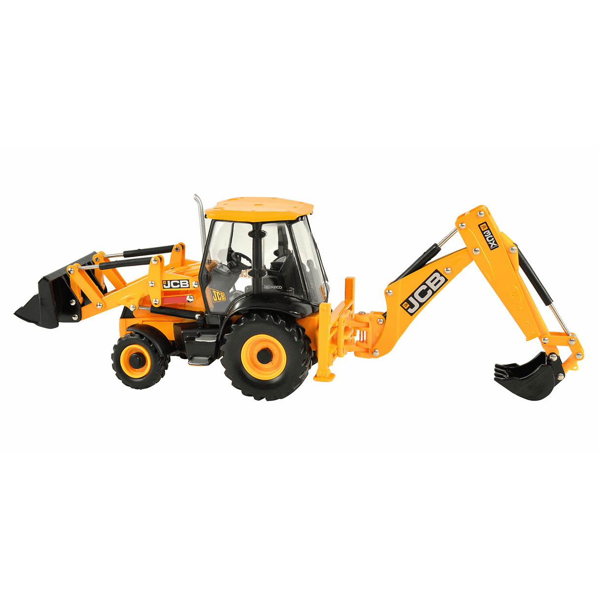 Britains JCB 3CX Backhoe Loader - 1:32 Scale Diecast Model with Working Features