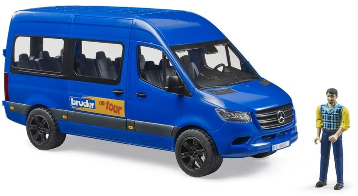 Bruder MB Sprinter Transfer with Driver - 1:16 Scale Minibus Toy