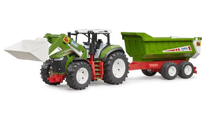Bruder Roadmax Tractor with Front Loader & Tipper Trailer
