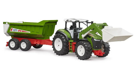 Bruder Roadmax Tractor with Front Loader & Tipper Trailer