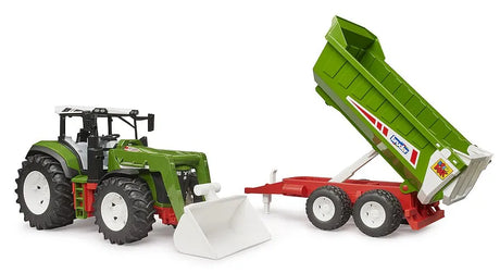 Bruder Roadmax Tractor with Front Loader & Tipper Trailer