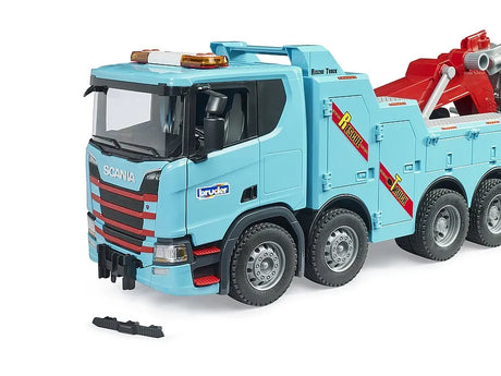 Bruder Scania Super 560R Recovery Truck with Light & Sound - Tow Truck with Working Winch