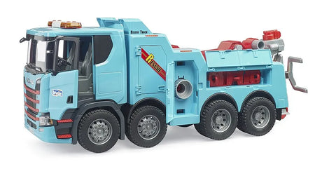 Bruder Scania Super 560R Recovery Truck with Light & Sound - Tow Truck with Working Winch