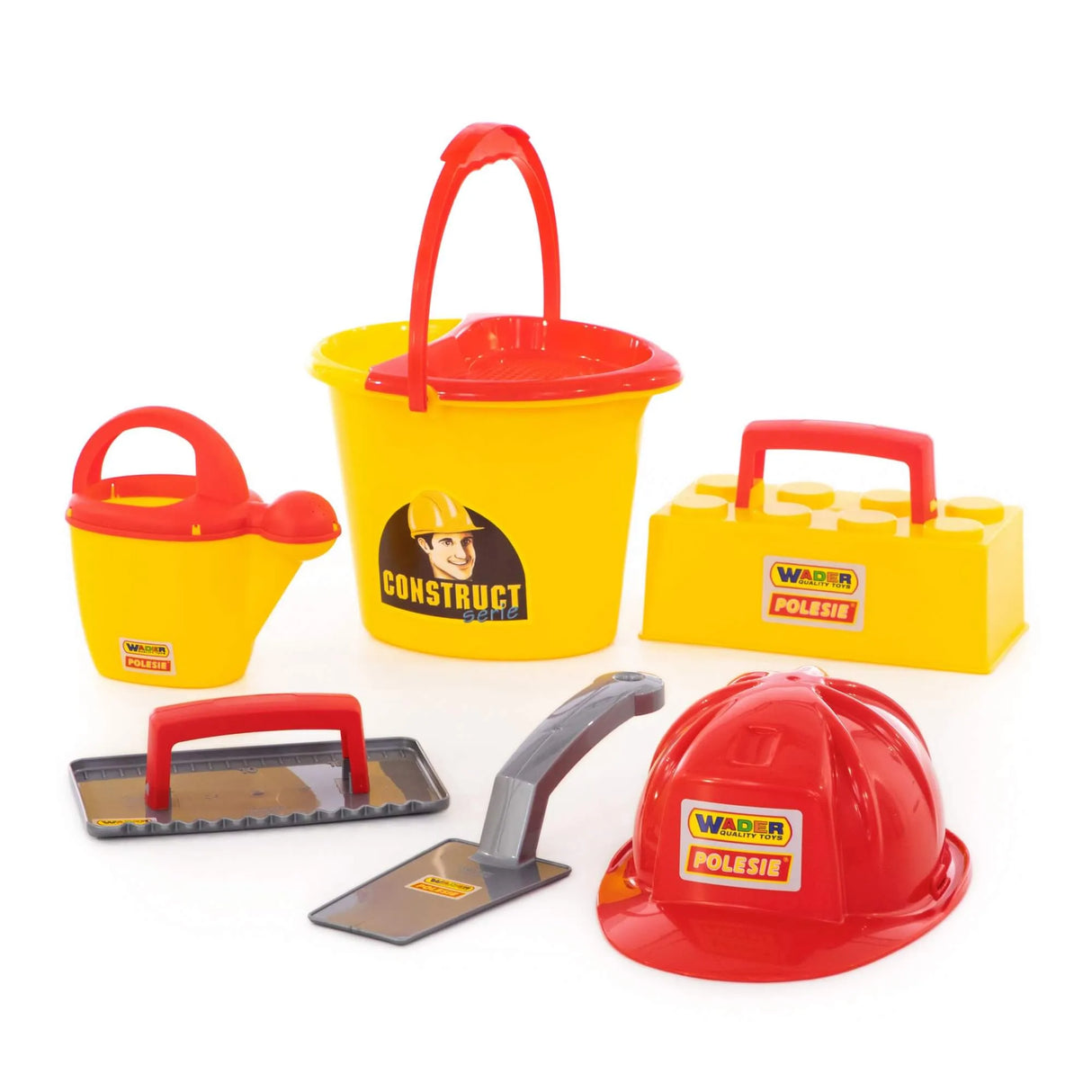 Bucketset Worker ConsTruct - 7-Piece Construction Toy Set