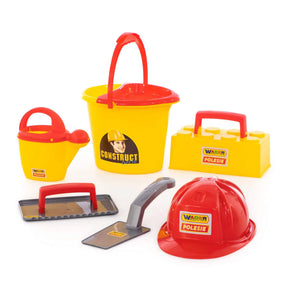 Bucketset Worker ConsTruct - 7-Piece Construction Toy Set
