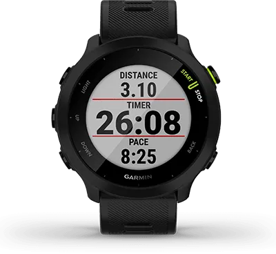 Garmin Forerunner 55 GPS Smartwatch Grey | Lightweight, Long Battery Life, Advanced Training Features