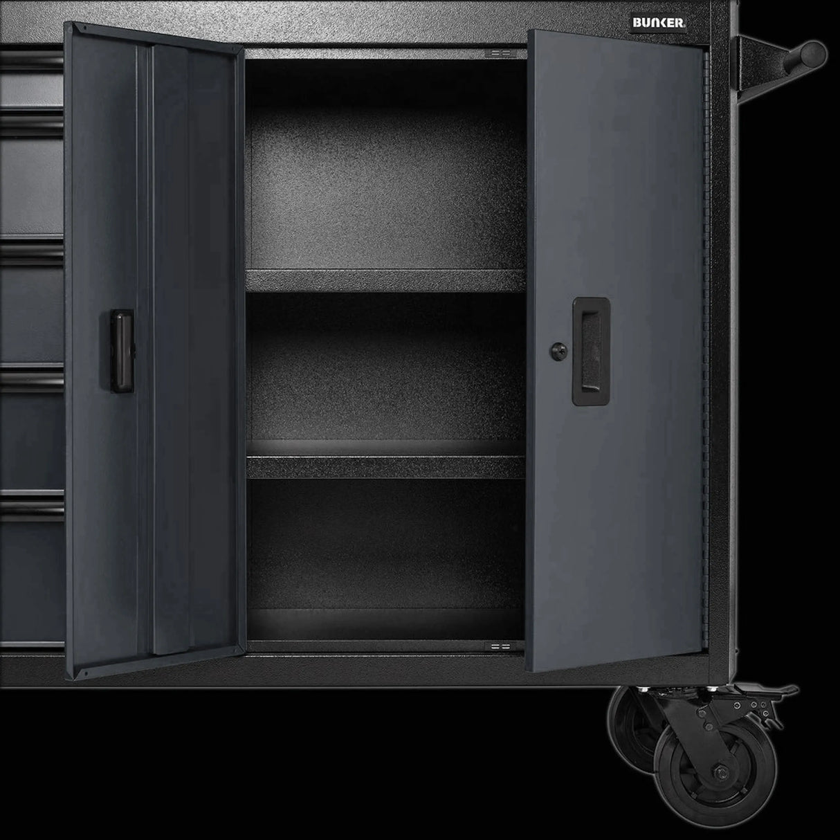 BUNKER 13 Drawer Combined Roller Cabinet and Tool Chest 52" Grey