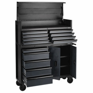 BUNKER 13 Drawer Combined Roller Cabinet and Tool Chest 52" Grey