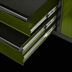 BUNKER 13 Drawer Combined Roller Cabinet and Tool Chest 52" Green