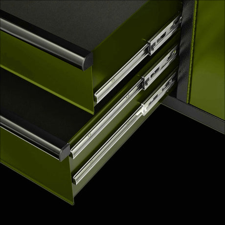 BUNKER 13 Drawer Combined Roller Cabinet and Tool Chest 52" Green
