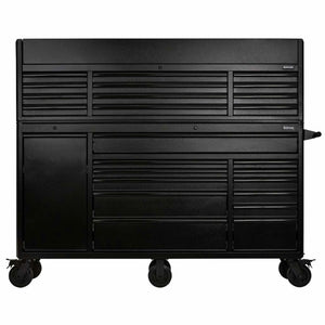 BUNKER 25 Drawer Combined Roller Cabinet and Tool Chest 72" Black