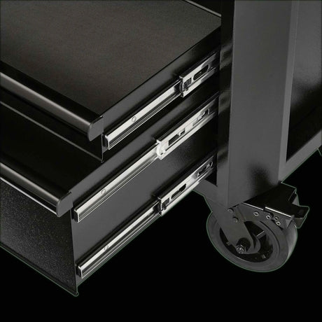 BUNKER 25 Drawer Combined Roller Cabinet and Tool Chest 72" Black