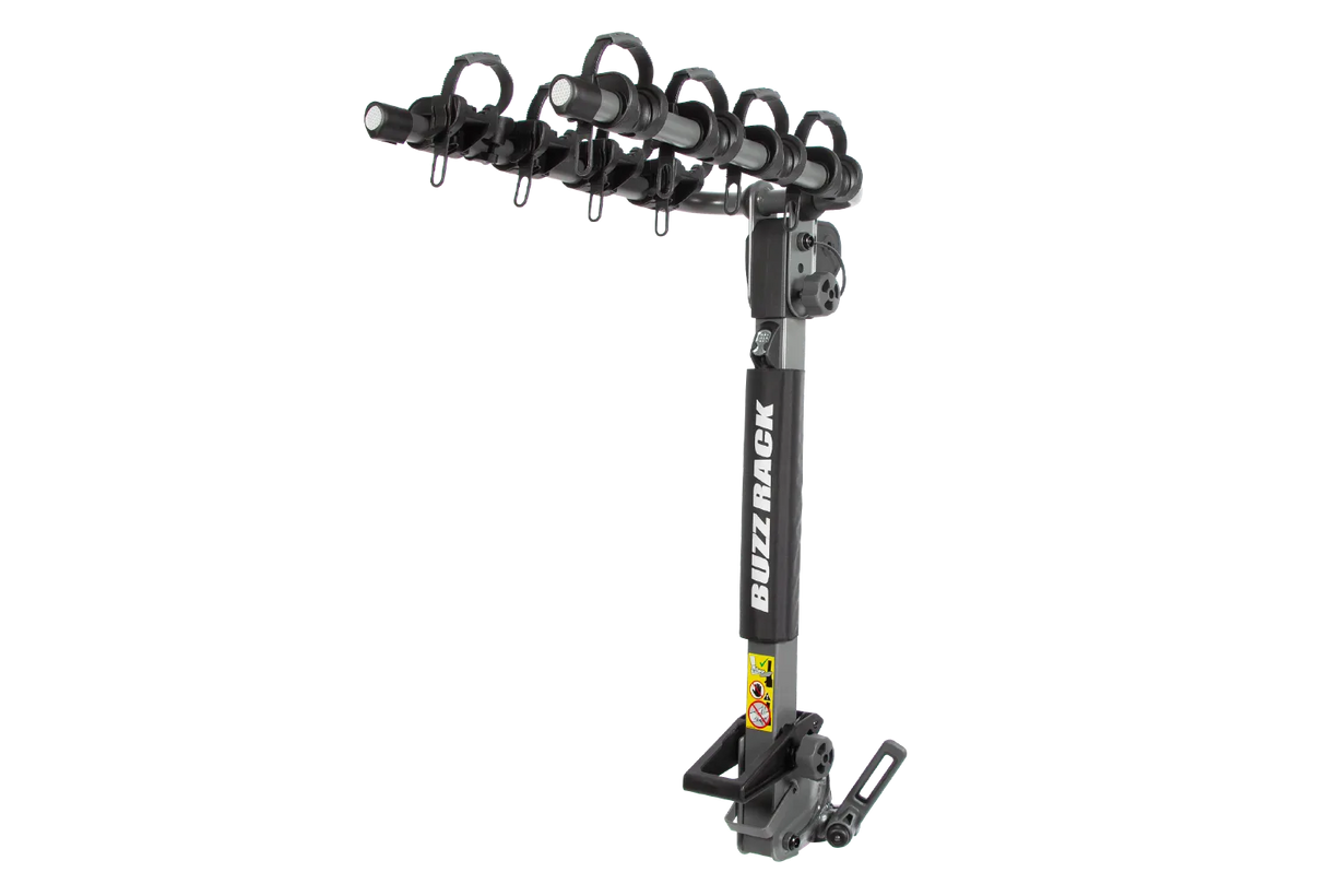 Buzzrack Buffalo 4 Bike Rack - Premium Tow Ball Mounted Carrier for 4 Bikes